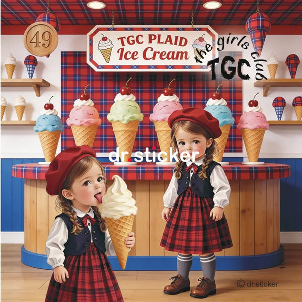 TGC PLAID ICE CREAM SHOP - 100007