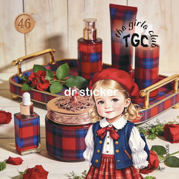 TGC PLAID VANITY AND COSMETIC