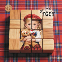 TGC PLAID WOODEN PUZZLES - 100004