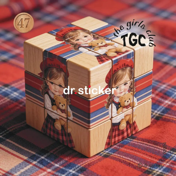 TGC PLAID WOODEN PUZZLES - 100004
