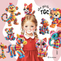TGC TRANSPARENT BALOON ANIMALS - 957