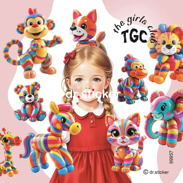 TGC TRANSPARENT BALOON ANIMALS - 957