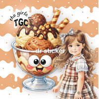 TGC TRANSPARENT CARTOON ICE CREAM - 961