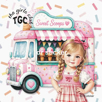 TGC TRANSPARENT ICE CREAM TRUCK - 979