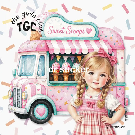 TGC TRANSPARENT ICE CREAM TRUCK - 979