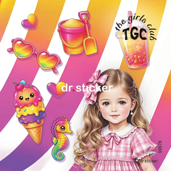 TGC TRANSPARENT RETRO SUMMER OBJECTS - 978