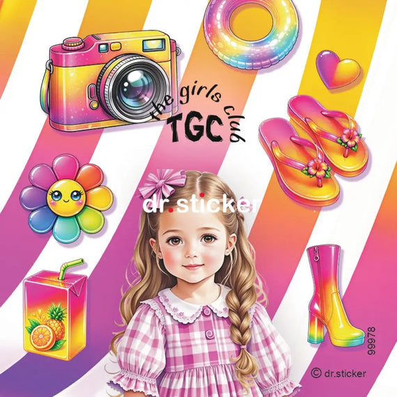TGC TRANSPARENT RETRO SUMMER OBJECTS - 978