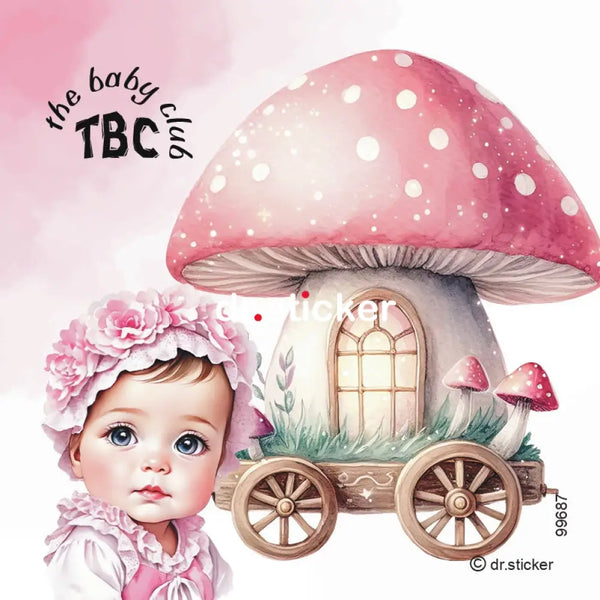 The Baby Club Transparent Mushroom Houses 687