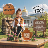 THE GIRLS CLUB 50 STATES- Vermont Explorer Stickers - 100069 - 100069