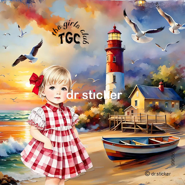 The Girls Club Beach Sunset 686