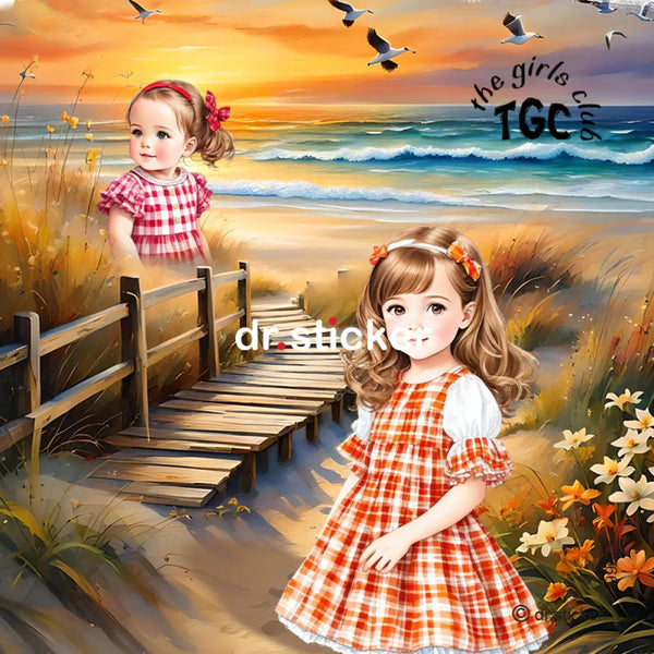 The Girls Club Beach Sunset 686