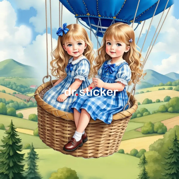 The Girls Club Blue Hot Air Balloon Adventure 666