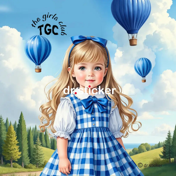 The Girls Club Blue Hot Air Balloon Adventure 666