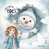 The Girls Club Colored Snowman 876
