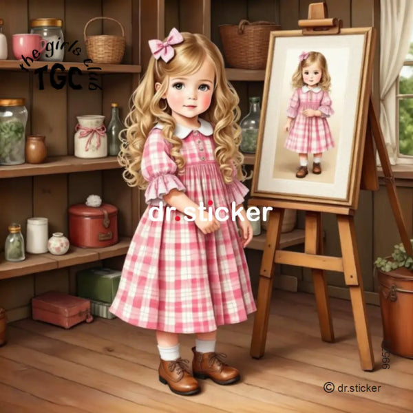 The Girls Club Easel Painting 573