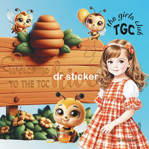 The Girls Club Honey Bees BUZZZZZ 826