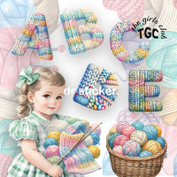 The Girls Club Knitted Alphabet 472
