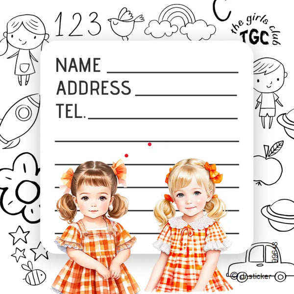 The Girls Club labels Color me 648