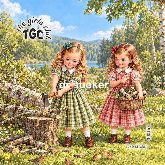 THE GIRLS CLUB-Little Woodworkers & Dollhouse Fun - 100157