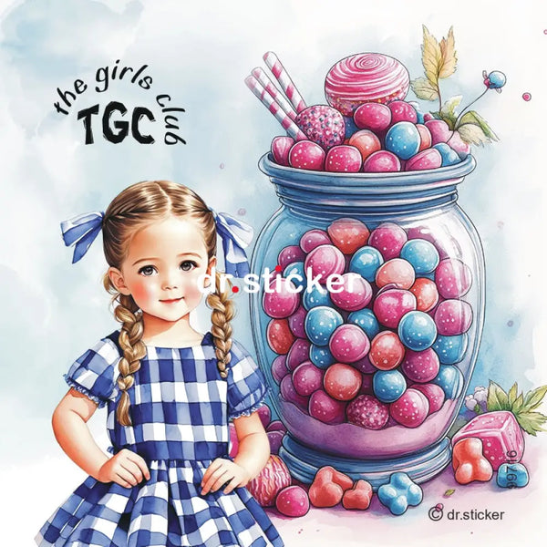 The Girls Club Pink And Blue Sweets #1 716