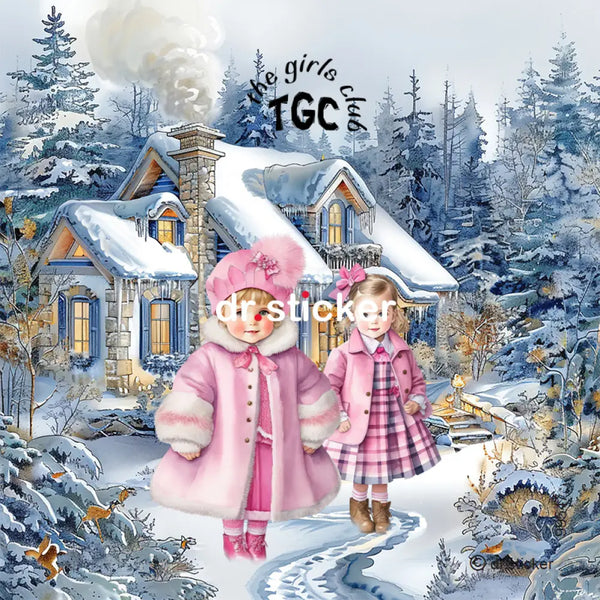 The Girls Club Pink Coats and Snow 547