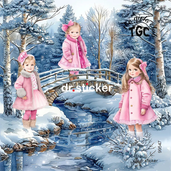 The Girls Club Pink Coats and Snow 547
