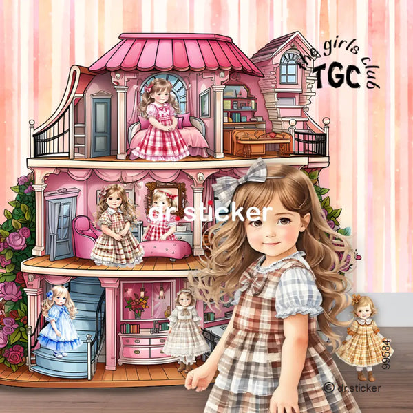 The Girls Club Pretend Dollhouse 584