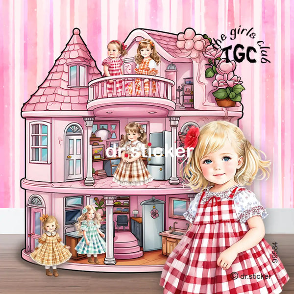 The Girls Club Pretend Dollhouse 584