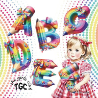 The Girls Club Rainbow ABC’s 730