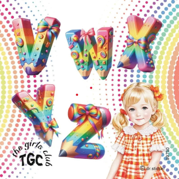 The Girls Club Rainbow ABC’s 730