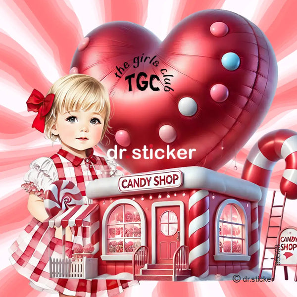 The girls Club Red Heart Candy Treats 598