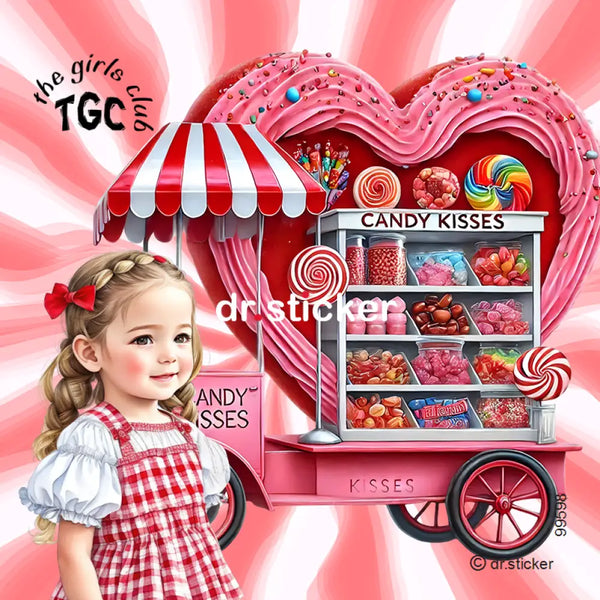 The girls Club Red Heart Candy Treats 598