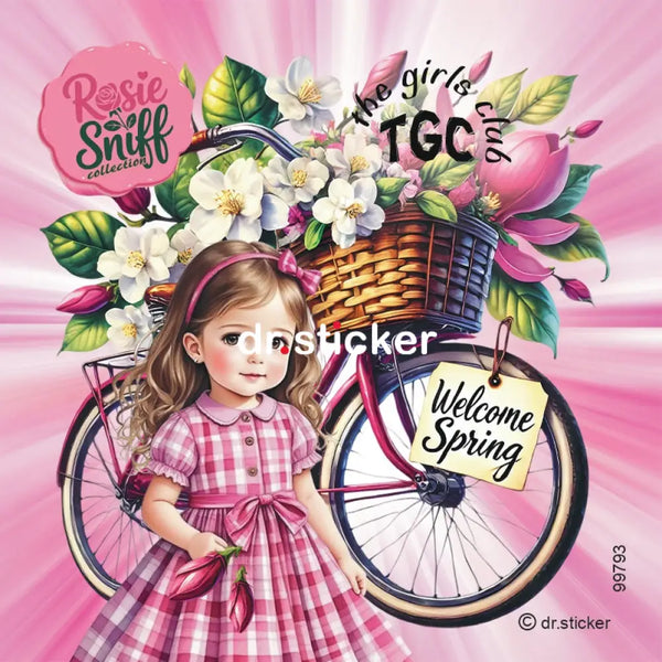 Sniff Spring The Girls Club - Rosie Scratch and Sniff Spring Vibes – Dr.Sticker
