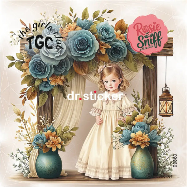 The Girls Club - Rosie Sniff Floral Wedding Canopy 860