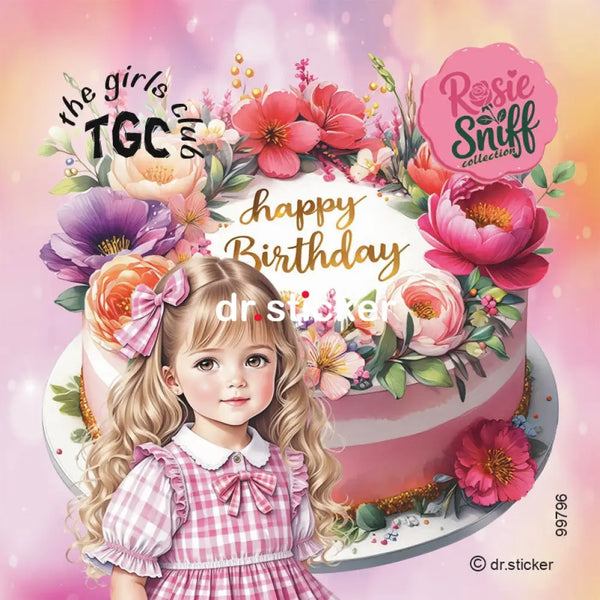 The Girls Club - Rosie Sniff Flowery Birthday Cakes/scented 796