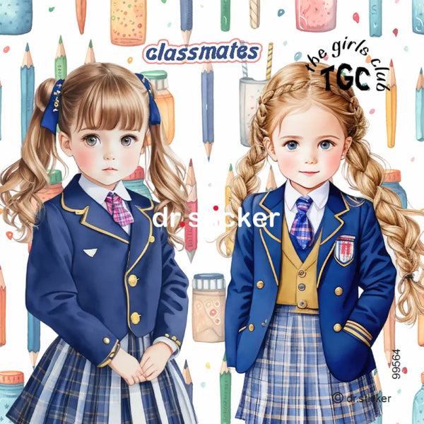 The Girls Club School Background 564