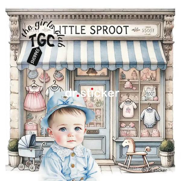 The Girls Club Shoppes- Blu Baby 757