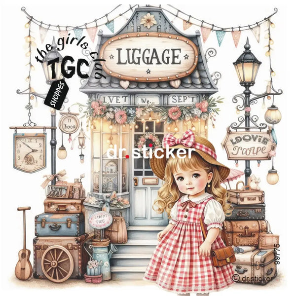 The Girls Club Shoppes- Luggage 775