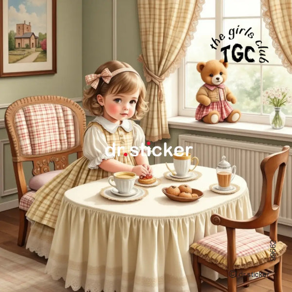 The Girls Club Tea Time with bears 662