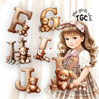 The Girls Club Teddy alphabet 473
