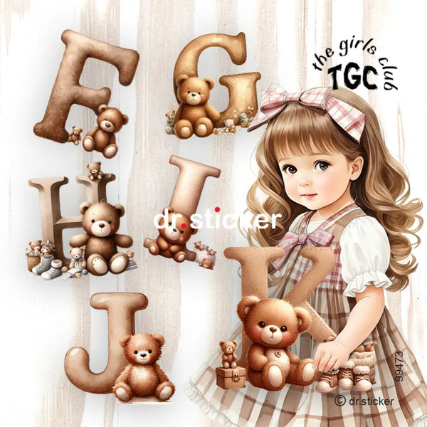 The Girls Club Teddy alphabet 473