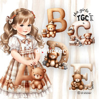 The Girls Club Teddy alphabet 473