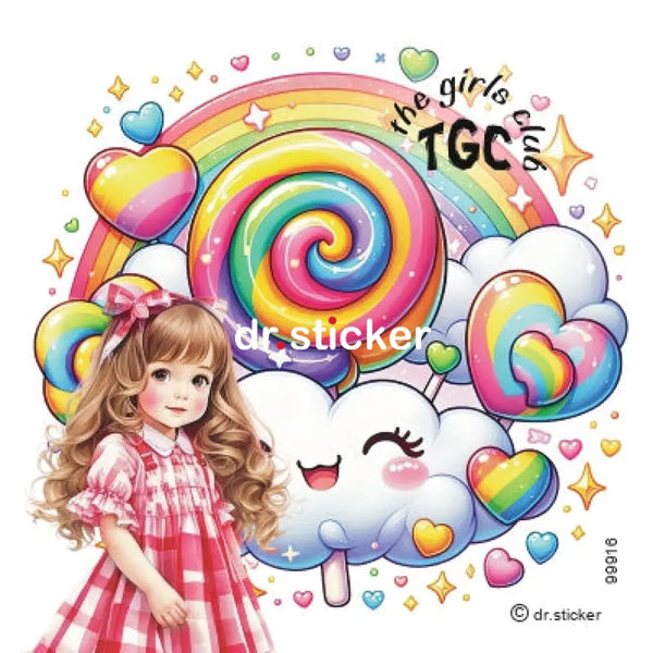 The Girls Club Transparent Animiated Rainbows - 916