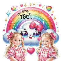 The Girls Club Transparent Animiated Rainbows - 916