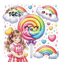 The Girls Club Transparent Animiated Rainbows - 916