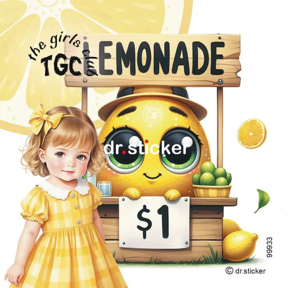 The Girls Club Transparent Cartoon Lemonade - 933