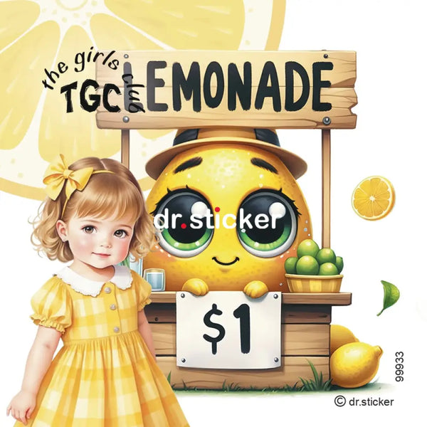 The Girls Club Transparent Cartoon Lemonade - 933