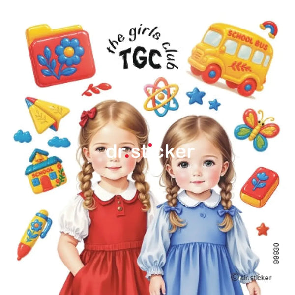 The Girls Club Transparent Floating School Supplies - 930