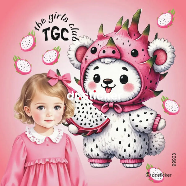 The Girls Club Transparent Fruit Bear - 923