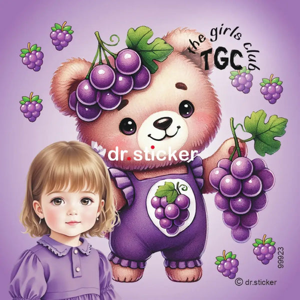 The Girls Club Transparent Fruit Bear - 923
